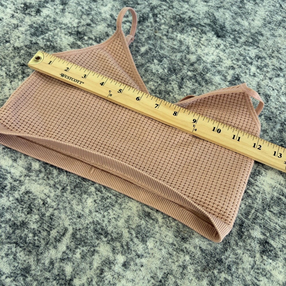 Bozzolo Womens Crop Top Lot of 3 Ribbed Waffle Knit Cami Tee Size Small Bundle - Picture 6 of 12